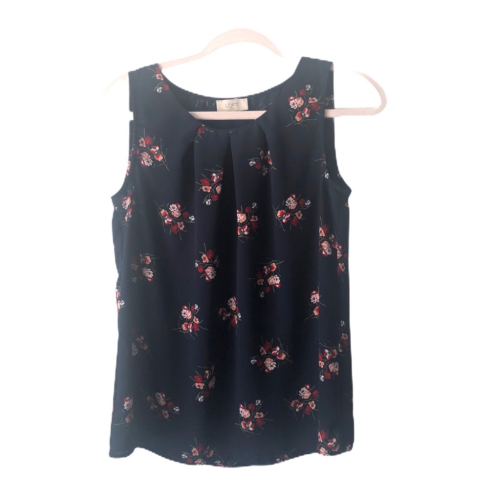 🎉 Final Price LOFT outlet floral print tank top